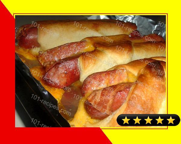 Hot Dog Roll-Ups recipe