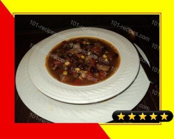 Tim's Black Bean & Beef Soup recipe