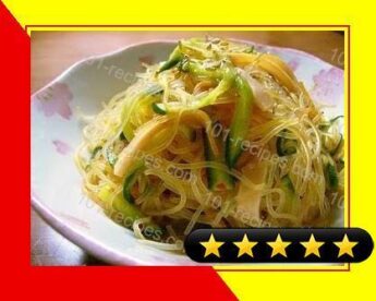 Spicy Chinese Style Cellophane Noodles with Vinegar Sauce recipe