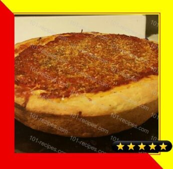 BP's Chicago style Deep Dish Pizza recipe