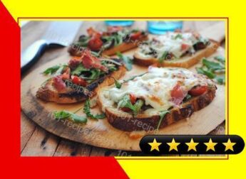 Open-Faced Vegetable and Prosciutto Melts recipe