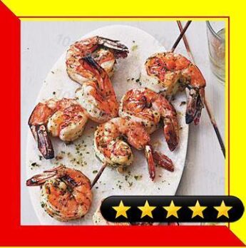 Broiled Herb-Marinated Shrimp Skewers recipe