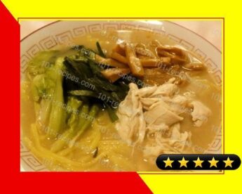 Rich Chicken Baitang Ramen with Thick Soup recipe