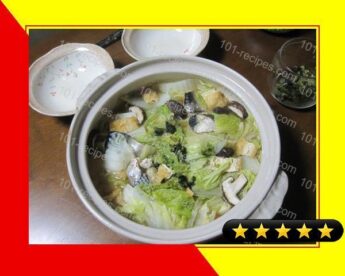 Salted Mackerel and Chinese Cabbage Hot Pot recipe