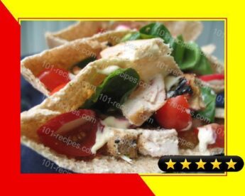 Grilled Lemon Chicken Wrap With Chilli Mayonnaise recipe