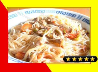 Cellophane Noodles With Pork & Tomato recipe