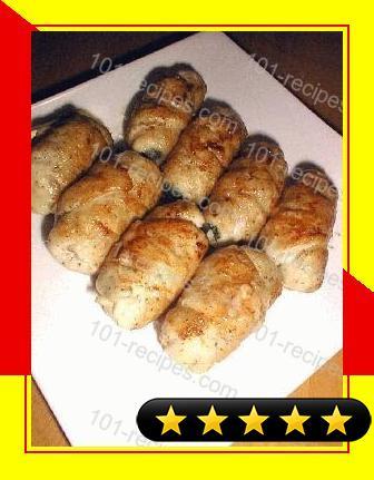 Chicken Tender Rolls With Two Flavors recipe