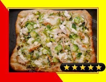 Brussels Sprouts and Chicken Pizza recipe