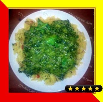 Creamed Spinach and Chicken Curry recipe