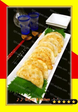 Ham and Cheese in Gyoza Wrappers recipe