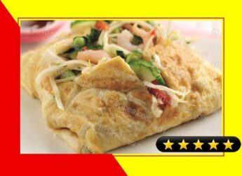 Vietnamese Prawn Omelette Wrap Recipe recipe