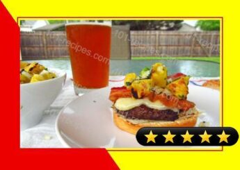 Barbecue Bacon Burgers with Pineapple Salsa recipe