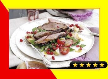 Spiced Welsh lamb flatbreads with fattoush recipe recipe