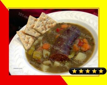 Basque Chorizo and Lentil Soup recipe