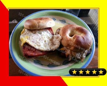 Ruben 213 Bagel Breakfast Sandwich recipe