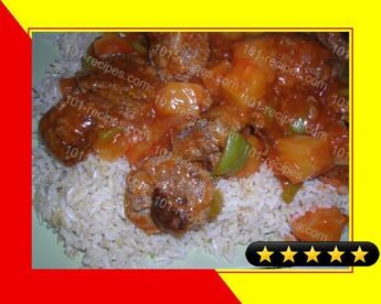 Sweet and Sour Pineapple Meatballs recipe
