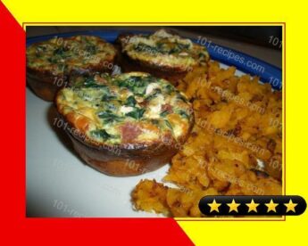 Claudia's Low Fat Spinach & Bacon Quiche Muffins recipe