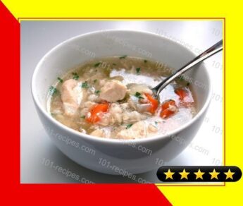 Chicken-Barley Soup recipe