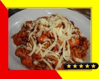 Fast and Easy - Franks and Beans Pasta recipe
