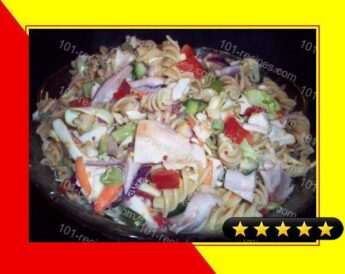 Chicken Coleslaw Pasta Salad recipe