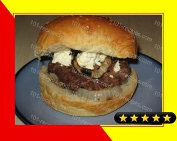 Grilled Onion Cheeseburgers recipe