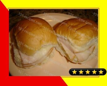 Mini Hot Ham & Swiss Sandwiches recipe
