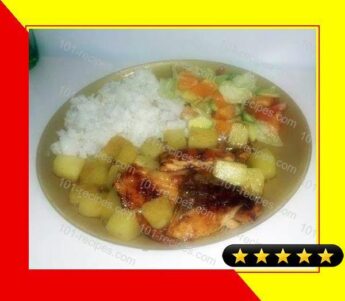 Sweet And Spicy Salmon With Pineapple recipe