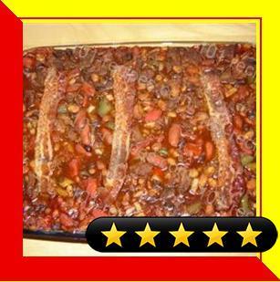 Venison and Barbequed Bean Bake recipe