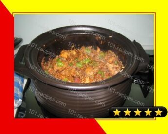 Clay Pot Rice With Chicken recipe