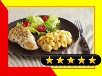 Herb-Crusted Chicken with Shells and Cheese recipe
