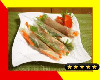 Cured Ham and Marscapone Spring Rolls recipe