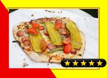 Chicago-style hot dog pizza recipe
