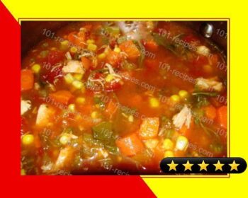 Mouthful of Spice Chicken Vegetable Soup recipe